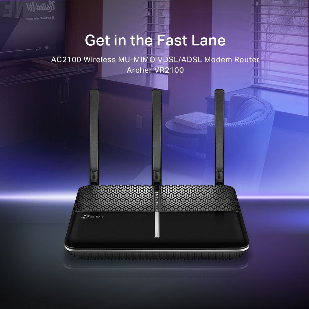 ARCHER VR2100 TP-LINK AC2100 WI-FI VDSL-ADSL MODEM ROUT